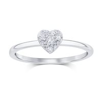 Anello Fanton Gioielli Donna ANELLI DIAMANTI in Oro bianco Diamante 0.11 Ct ANOR-99-52 - ANOR-99-52